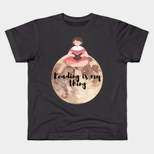 Reading is my thing Kids T-Shirt